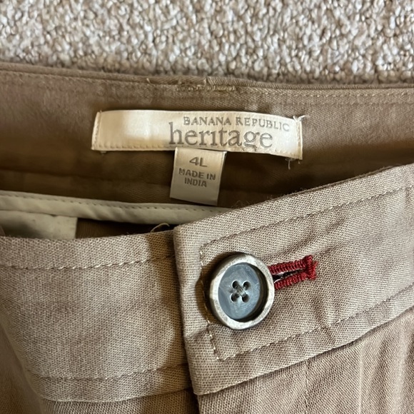 Banana Republic Heritage Desert Wood / Khaki Bootcut Pants - Women’s Size 4L - Picture 2 of 6